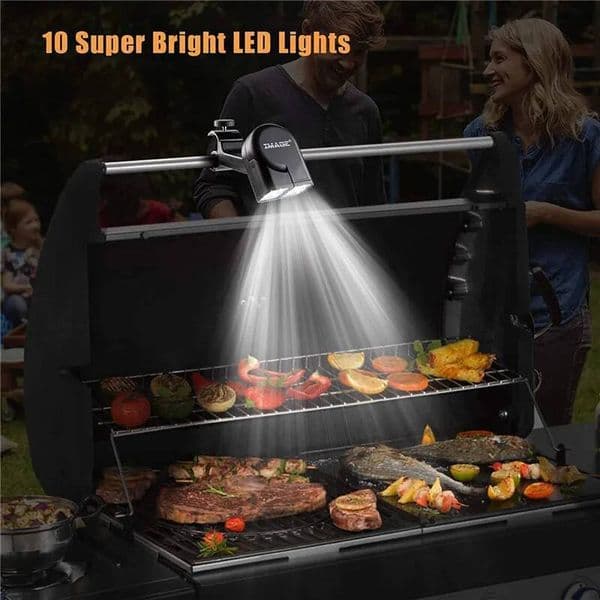 Portable Smart Touch LED Grill Light Lamp for BBQ Barbecue Grilling Outdoor Kitchen Accessories Tools 180 Degree Lighting Lamps ddmynov