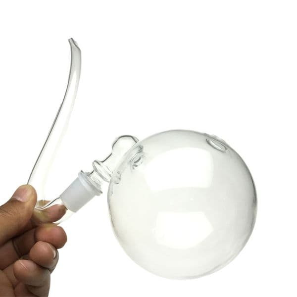 Goodsstore J Hook Adapter Oil Burner Smoking Pipe 80mm Big Ball Bubble 14mm Clear Thick Straw Tube
