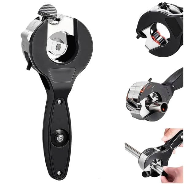 HUHAO 2in1 Close Quarters Tube Compact Large Bearing Type Pipe Ratchet Cutter Ratcheting PvcCutter ddmynov