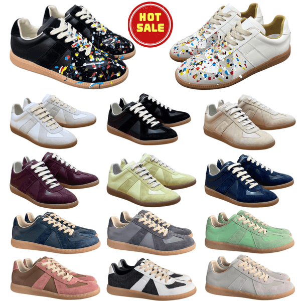 Designer Shoes Margeilas Gats Running Shoes Replicate Suede MM6 Woman Mens Sneakers Flat Foam Casual Shoes Trainer Men Outdoor Shoes Size 35-46