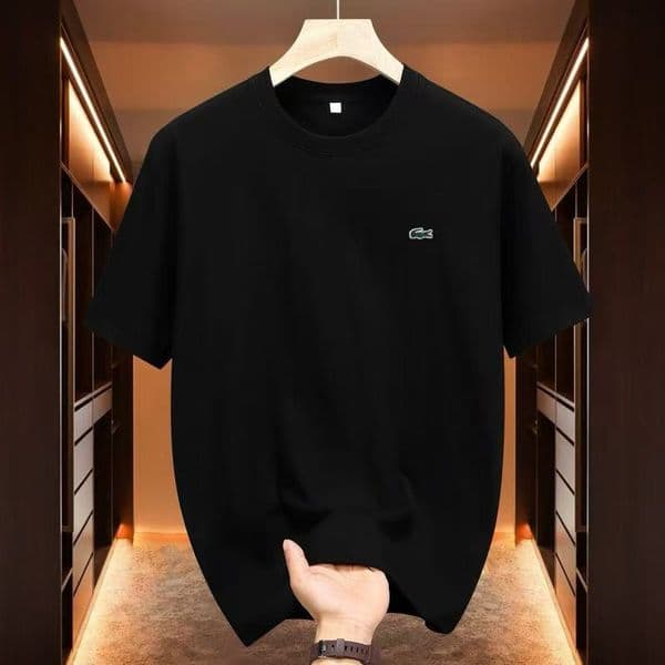 2026 Designer Noble Crocodile Official Flagship Store designer polo Genuine 300G Heavy Cotton T-Shirt Trendy Round Neck Short Sleeve Versatile Tops