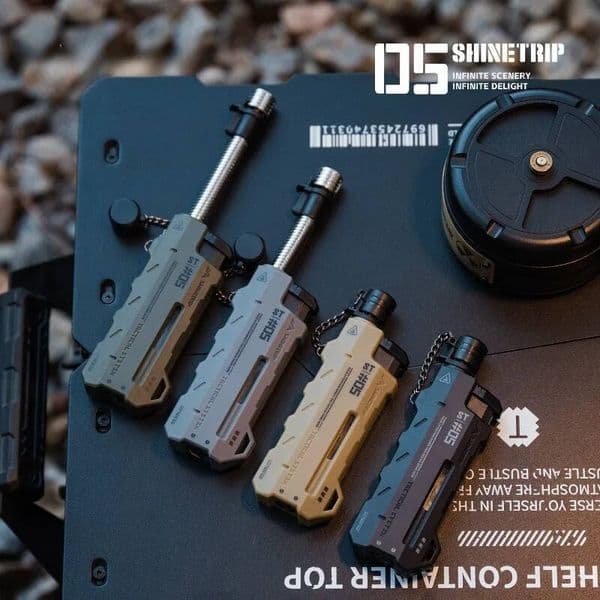 2026 Outdoor Flexible Nozzle Windproof Jet Blue Flame Butane Torch Lighter Visible Gas Window Camping Special Lighters Gifts