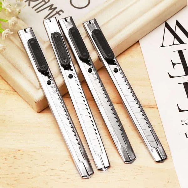 Office Supplies Stainless Steel Small Utility Knife Letter Opener Box Art Stationery Paper Cutter Direct from Manufacturer