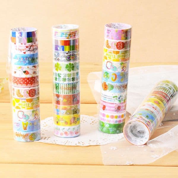 Handmade DIY Tape Korean Colorful Dreamy Cute Cartoon Tape/Transparent Tape/Cartoon Version Direct from Manufacturer