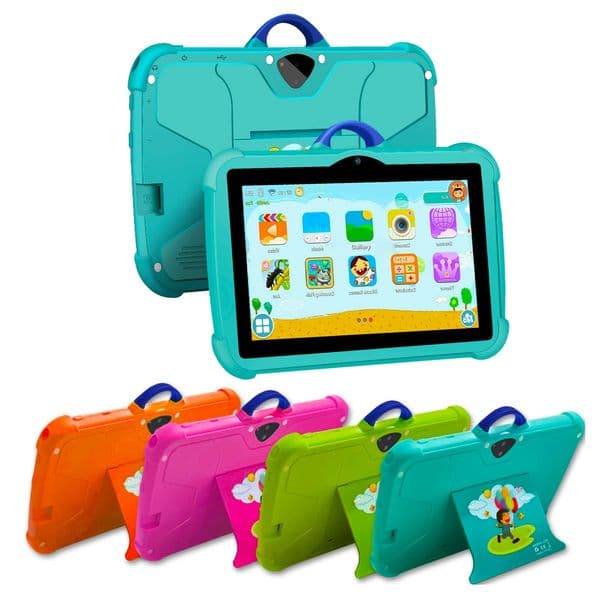 7 Inch 5G WiFi Kids Tablet For Study Education Quad Core wiFi Tablets With Portable Case For Children Gift