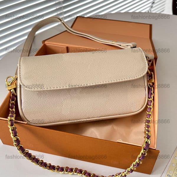 crossbody designer bags Handbag For Women Fashion White Shoulder Crossbody Chain Casual Clutch Vintage Purse Ladies Flap Shopping Bags Luxury Bag women