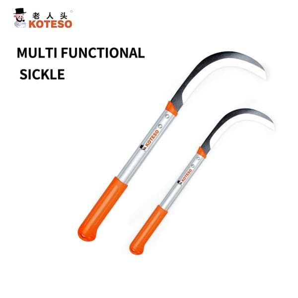 KOTESO Pioneer chrome plated KT843 chopping knife, sickle, agricultural tool knife, harvesting wheat and weeds for land reclamation