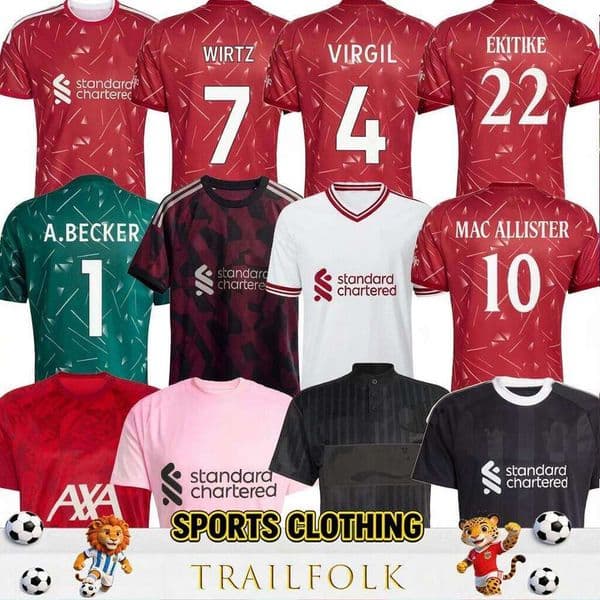 25 26 27 WIRTZ EkitikE soccer jerseys DIOGO J frimpong Kerkez 2026 REDS Camiseta men kids football shirts home away MAC ALLISTER uniforms ISAK Istanbul Jeremy