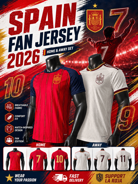 2026 World Cup jerseys Spain,Lamine,Dani ,Zubimendi,Cucurella,Pau 6 7 8 9 10 11 19 2 20 21