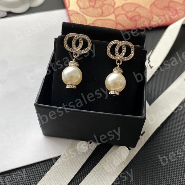 Fashion Copper Jewellery Designer for Women Diamond Earrings Elegance Wedding Party Jewelry Accessories