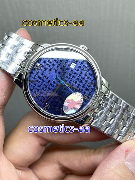 VS Factory Men Watchs 39mm DEVILLE PRESTIGE ORBIS EDITION TEDDY BEAR 424.10.40.20.03.003 MEN'S Automatic Waterproof Wristwatches Box Papers