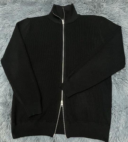 Designer Men's brand Sweaters Autumn Winter Men Loose Casual Knit Sweater Zipper Semi High Neck Long Sleeve Cardigan Comfortable Warm Fashion Top Eur size