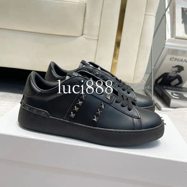 V Home Vintage Casual Sports Rivet White Shoes Genuine Leather Fashion Women Men Trendy Couple top fde78 ad