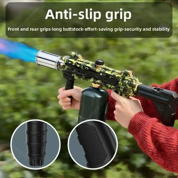 2026 New Outdoor Garden Tools BBQ Handheld Large Caliber Fierce Spray Card Portable Fire Gun Smoking Accessories