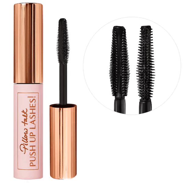 Pillow Talk Push Up Lashes Mascara 10ml Instant Lift Volume Length Long Lasting Waterproof Curling Mascara for Dramatic Lashes