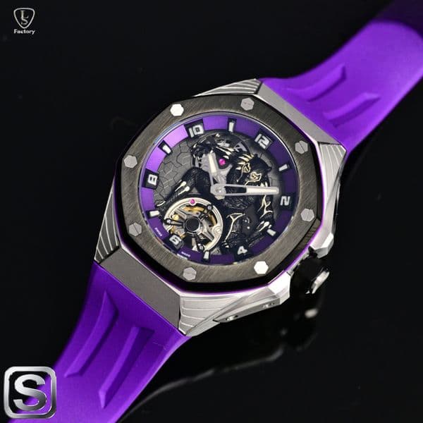 Marvel 26620IO.OO.D077CA.01Luxury Mens Watch Date 42mm 316L Stainless Steel Swiss Tourbillon Automatic Mechanical Designer Luminous Sapphire Crystal Watches