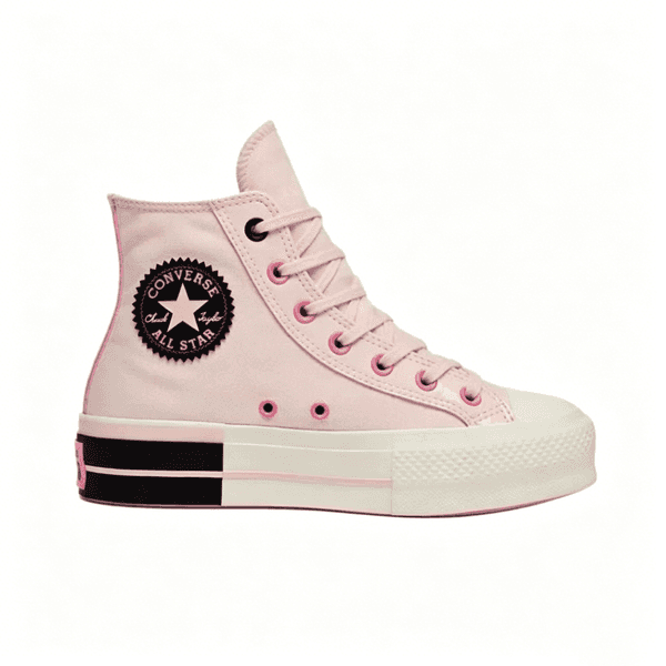 Converse All Star Lift Pink High Top Skate Shoes For Women Comfortable Anti-slip Durable Casual Fashion Sneakers