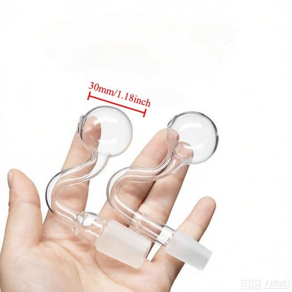 Clear Glass Oil Burner Pipe Smoking oil banger Bowl Bubbler Downstem 10mm 14mm 18mm Male Down Stem oil burner Bowls Slide for Hookah water Bong Wholesale