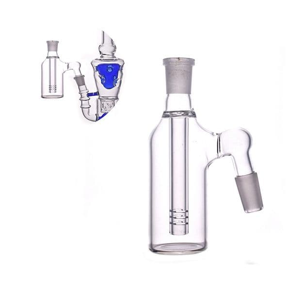 Travel Glass Ash Cather 14mm 18mm 4.5 Inch Mini Glass Bong Ash Catchers Thick heady Clear Bubbler Ashcatcher Water Pipes for water bongs