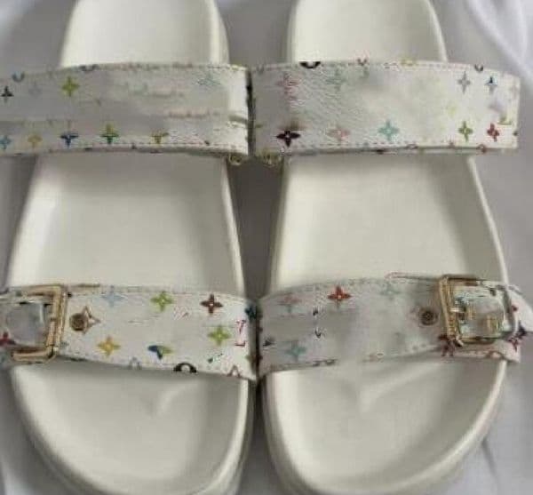 Designer Bom Dia Slippers women Luxury Shoes High quality Genuine Leather sandal Slipper Casual Shoe Woman Flat Slide Indoor Daily Outfit Outdoor Recreation 28