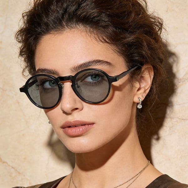 72332 Internet celebrity hot-selling polarized sunglasses, round shape, unique style, high-end trendy, suitable for both men and women, retro design, can be