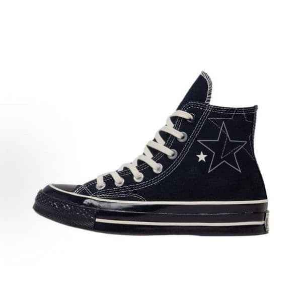 Converse 1970s Black High Top Board Shoes Unisex Men Women Classic Canvas Sneakers Comfortable Versatile Durable Lightweight Daily Street Casual Walking Footwear