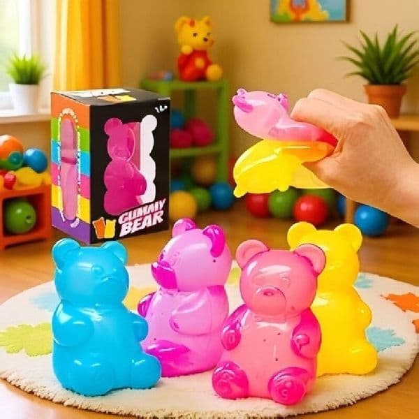 Needoh Bear Maltose Squeeze Ball Stress Relief Toy dumpling Various Styles of Maltose Pinching Decompression Toy by sea Wholesale Children's Toys-1