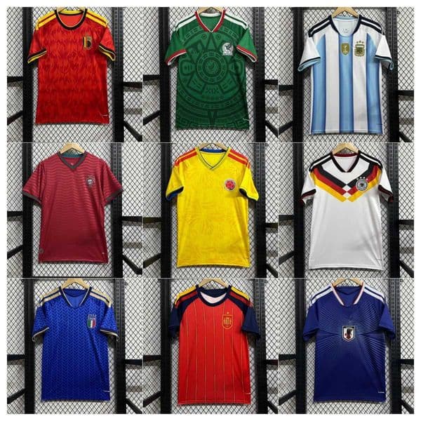 2627 World Cup Team Football Jersey Germany Belgium Fan Edition Short Sleeve Shirt Customizable Number Popular L260527