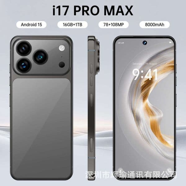 I17promax Shenzhen Factory New Model Cross-Border 5G 7.3Inch Smartphone Hot Sale In Stock Wholesale 16+1Tb