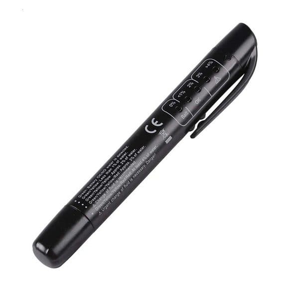 Auto Liquid Testing Fluid Tester Pen for DOT3/DOT4 5 LED Indicator Display Brake Oil Test Quality Check Car Accessories