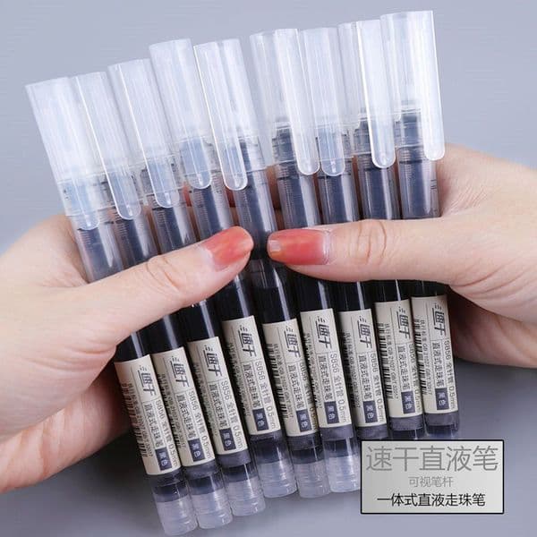 Quick-Drying Direct Liquid Rollerball High-Capacity Writing Gel Office Student Exam Needle Tube Signature Water Pen
