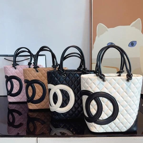 luxury bag shoulder bag Cambons bag Genuine Leather diamond grid bags Tote bag Designer bags Handbag Shopping Basket Messenger Large Capacity Satchel Shoulder AAA+