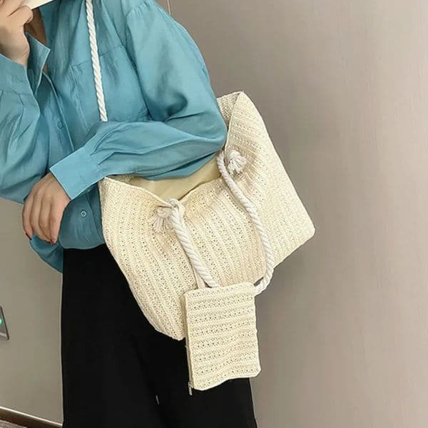 er Women Handbags Fashion Large Capacity Straw Tote Bag Summer Beach Bag Casual Bali Big Purse 260528