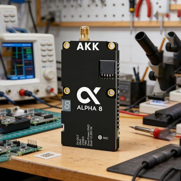 AKK ALPHA 8 5.8GHz 8W FPV VTX Long Range Video Transmitter