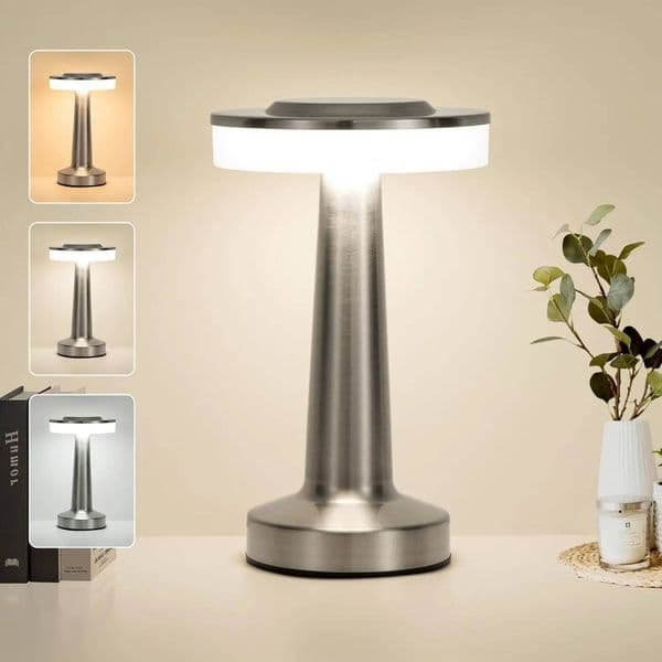 LED Table Touch Sensor Rechargeable Desktop Night Wireless Reading Lamp For Restaurant Hotel Bar Bedroom Decor Light