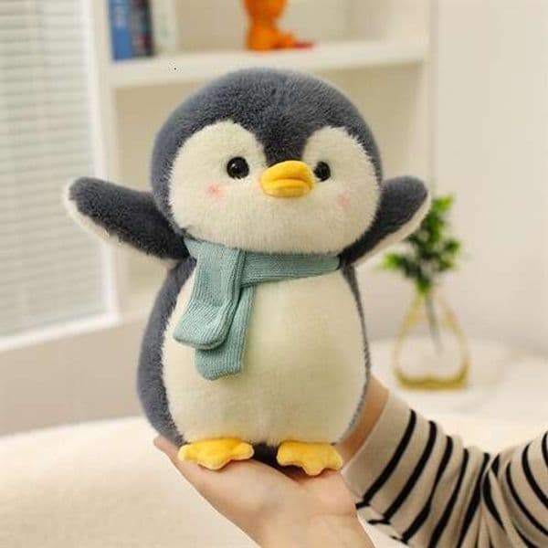Cute Animal Plush Toy Set, Penguin Koala and Elephant Stuffed Animals, Soft Companions for Kids
