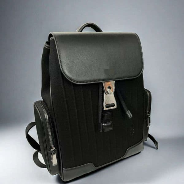 Silent Business Large Capacity Travel Laptop Genuine Leather Casual Bag Unisex Backpack