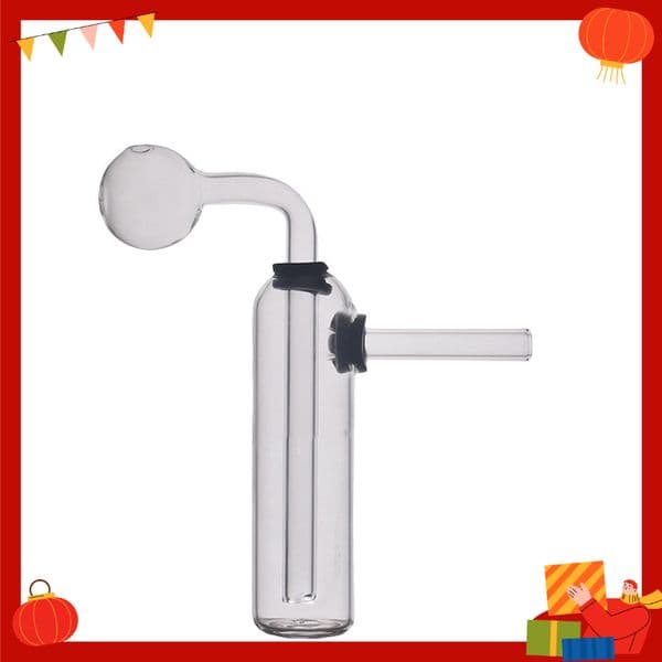 Cheap Mini Glass oil burner pipe Bongs With Glass oil banger Bowl Clear small Bubbler Water Bong Pipes hookahs