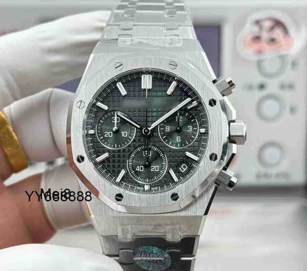 luxury watches mens watch DDS Factory Roya1 0ak Dandong 4401 Automatic Mechanical watch 41mm 904 stainless steel material sapphire crystal cover mirror Mei0L25