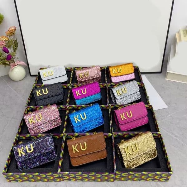 Luxury kirt greiger designer bag mini bag crossbody bags letter pink black muti color eagle wallet designer woman vintage purse chain square xb985