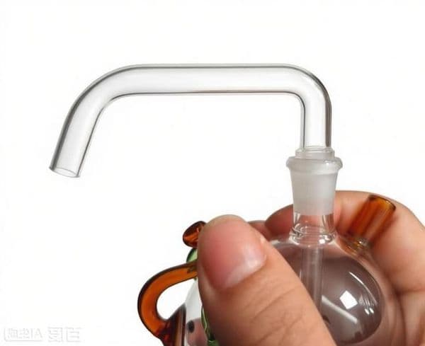 Wholesale Mini Travel Glass Oil Burner bowl Clear 10mm Male Small Bubble oil banger Bowl for Smoking water Bong pipes hookah