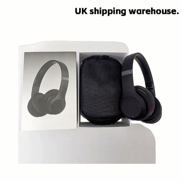 UK Local Stock Bluetooth Over-Ear Headphones, HiFi Stereo Headband Headsets for Music & Calls, Soft Ear Pads, Stable Bluetooth Connection, Long Battery
