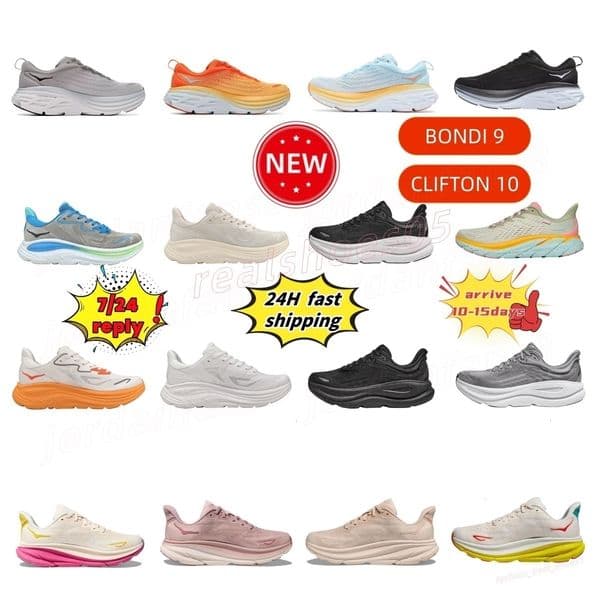 Hokarunning Shoes Running Shoes For Men Women Top Quality Cross Designer Travel Black White Pink Blue Red Casual Grey Workout Outdoor Trainer Recreation Breathable
