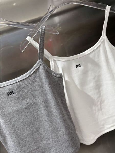 Summer Womens Tank Tops Luxury Designer Tanks Women Sleeveless Camis Shirt Short Tee Embroidery Woman Teeshirts Tshirts Lady Backless Clothing Tops#93