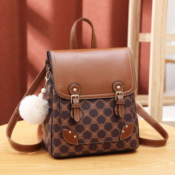 Designer Bag 2025 New Fashion Backpack Large Capacity Travel School Versatile Double Shoulder Bag Women's Trendy Wholesale