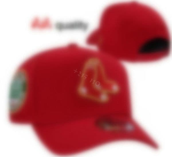 2026 Men's Classic cap Red Sox Flat Peak 2025 World series Snapback Strapback Heart Full Size Closed Caps Fashion Hip Hop Women Baseball Sports All Team Fitted Hats a1