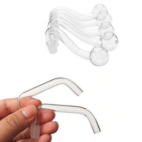 Wholesale Clear Glass Smoking Oil Burner 10mm Male Bowl Burners Bubble Smoking oil banger bowl for Mini water Hookah Bong Pipe
