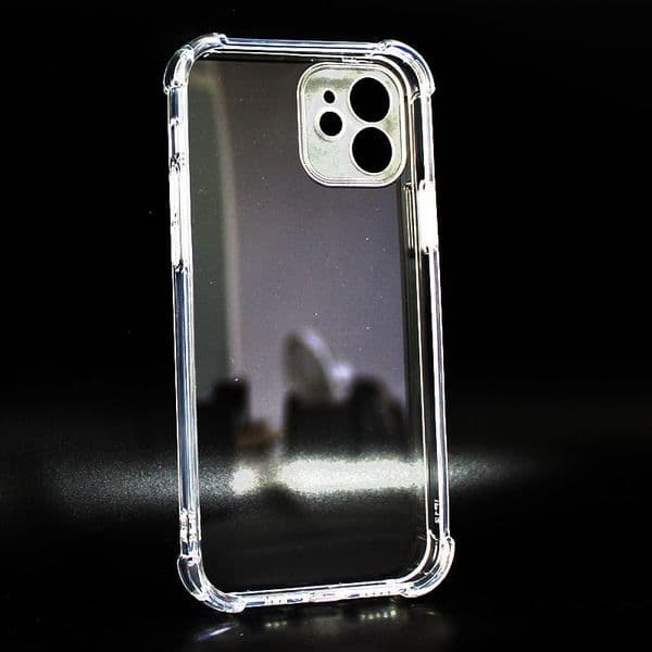 Transparent 1.5MM Acrylic Cell Phone Cases Four Corners Shockproof Fine Hole Clear Anti-drop Case For Iphone Series TAX DUTY FREE