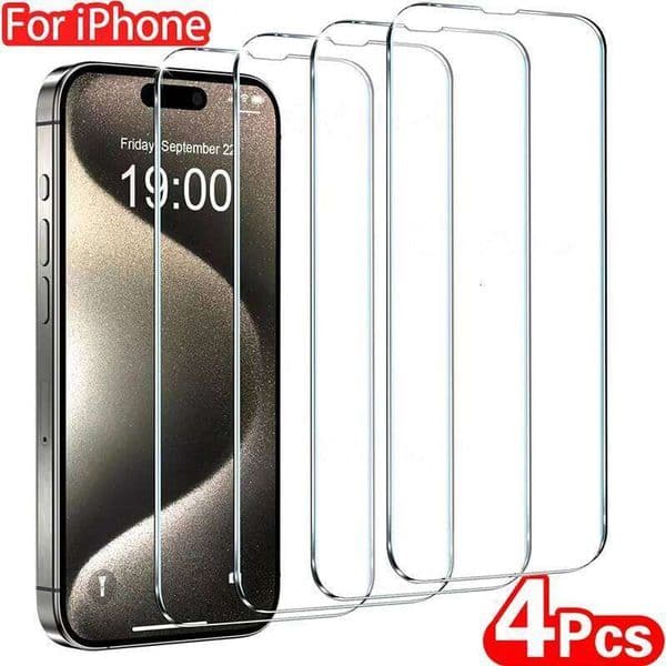 Tempered 16 17 14 13 11 12 15 Pro Max 16e Air Screen Protector For iPhone 7 8 Plus SE Mini XR XS X Glass Film