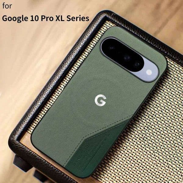 Busienss Woven Leather Magsafe Wireless Charging Case for Google Pixel 10 XL 9 Pro 10A 9A Smooth-touch Shockproof Cover